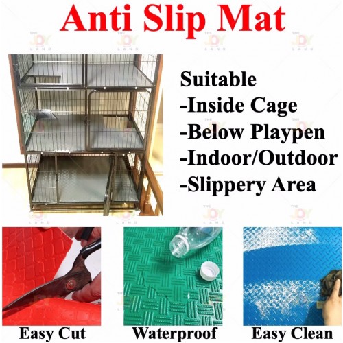 Non slip rubber 2024 matting for dog cages